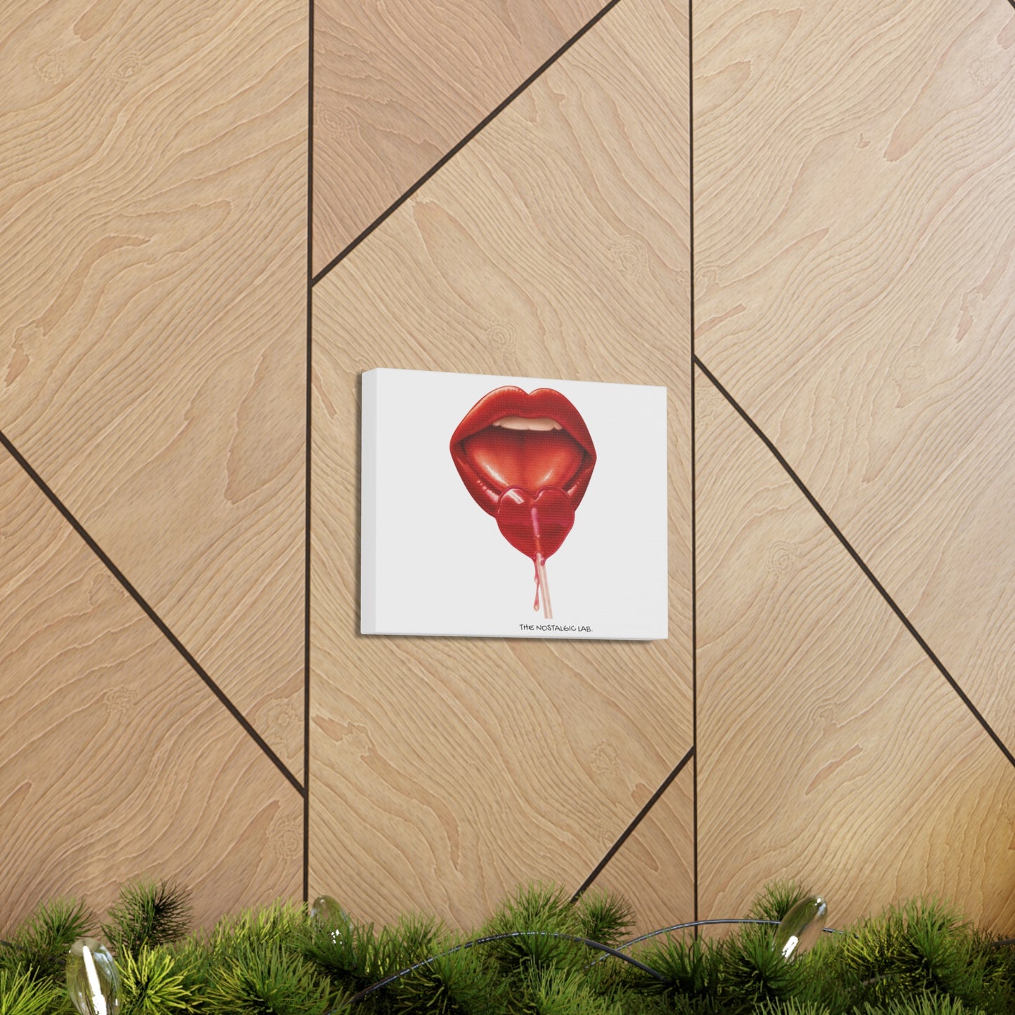 Heart Lolly Gallery Canvas