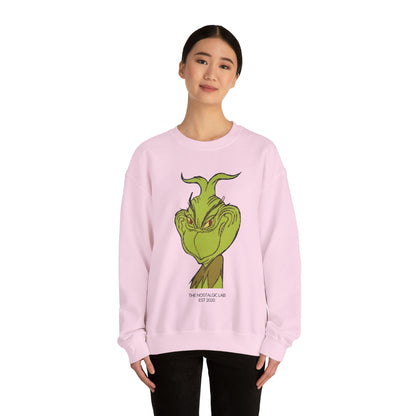 Grinchy Grin Unisex Crewneck Sweatshirt