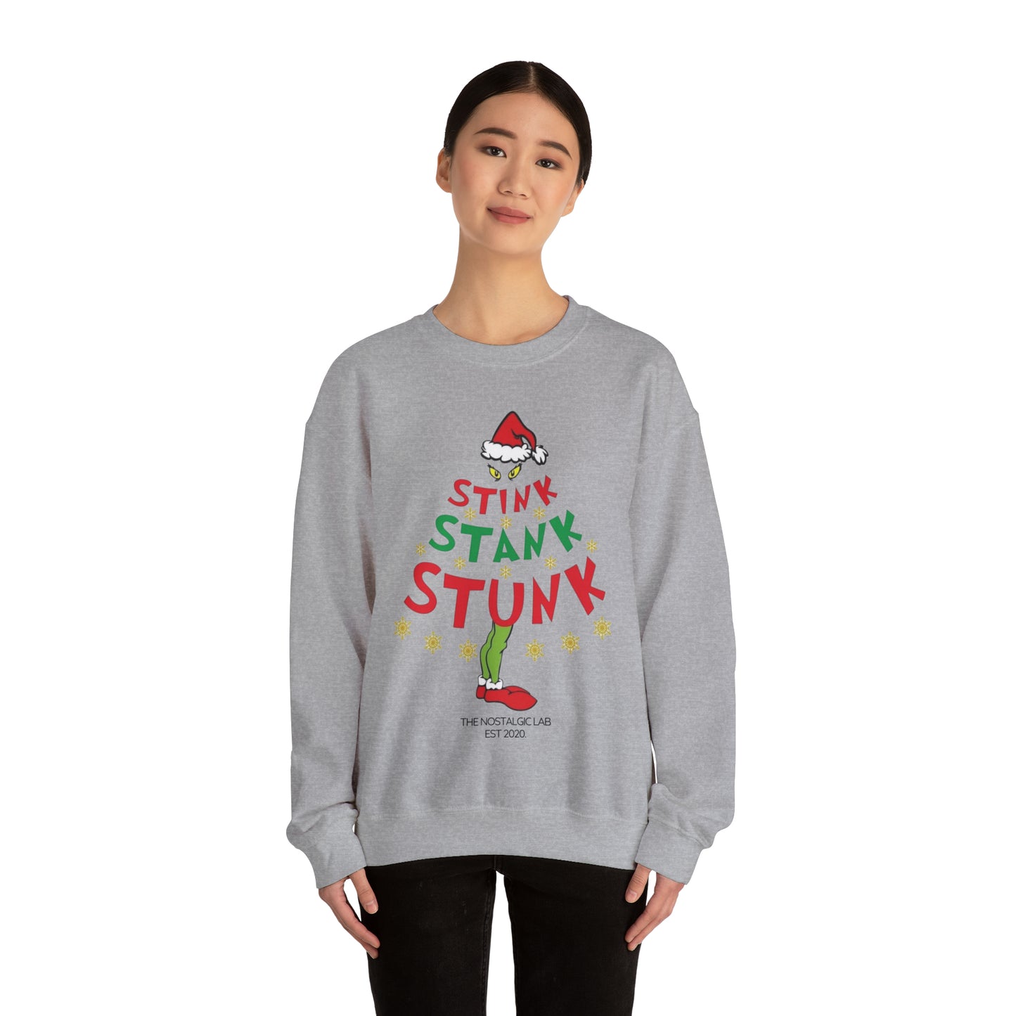 Stink Stank Stunk Grinch Unisex Crewneck Sweatshirt