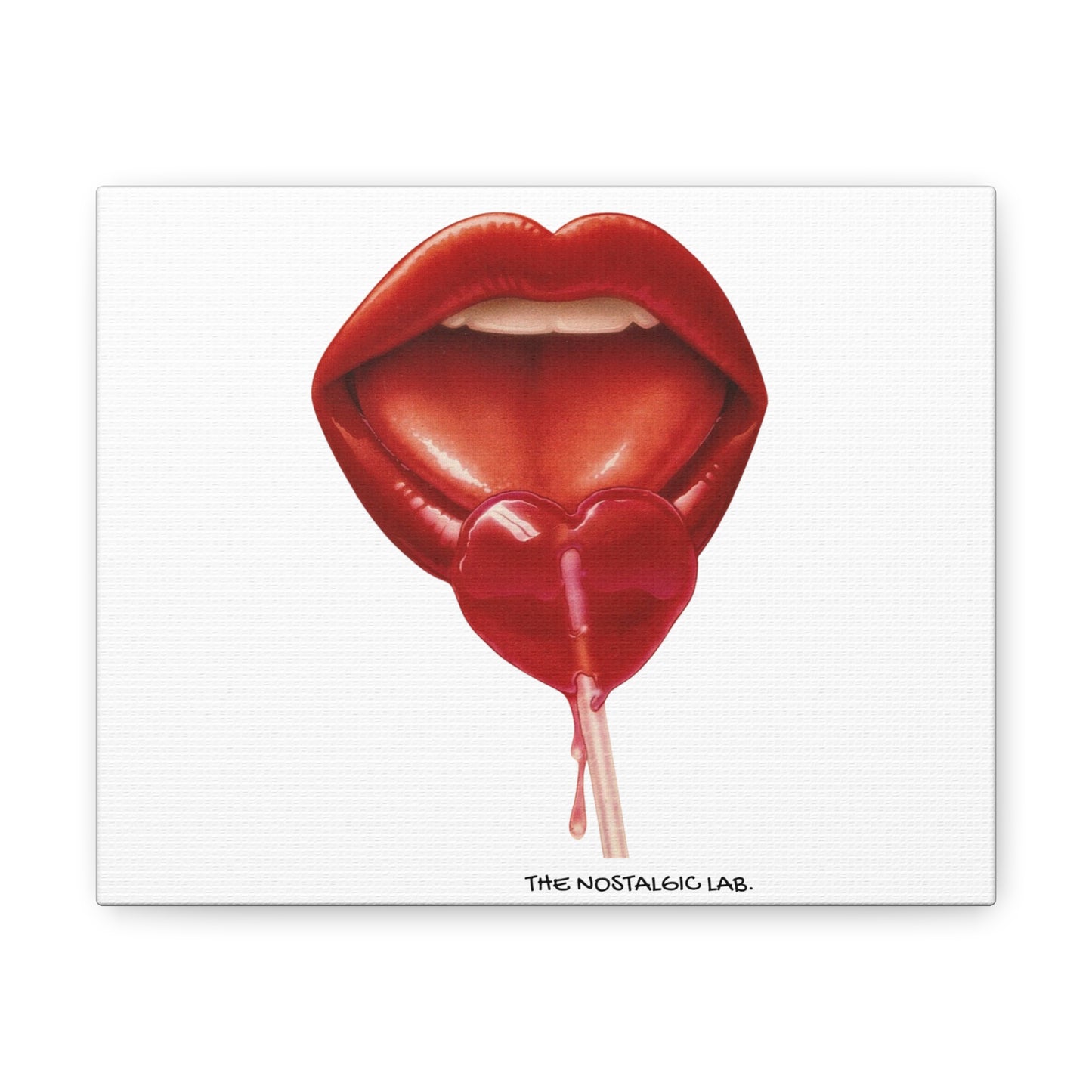 Heart Lolly Gallery Canvas
