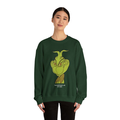 Grinchy Grin Unisex Crewneck Sweatshirt