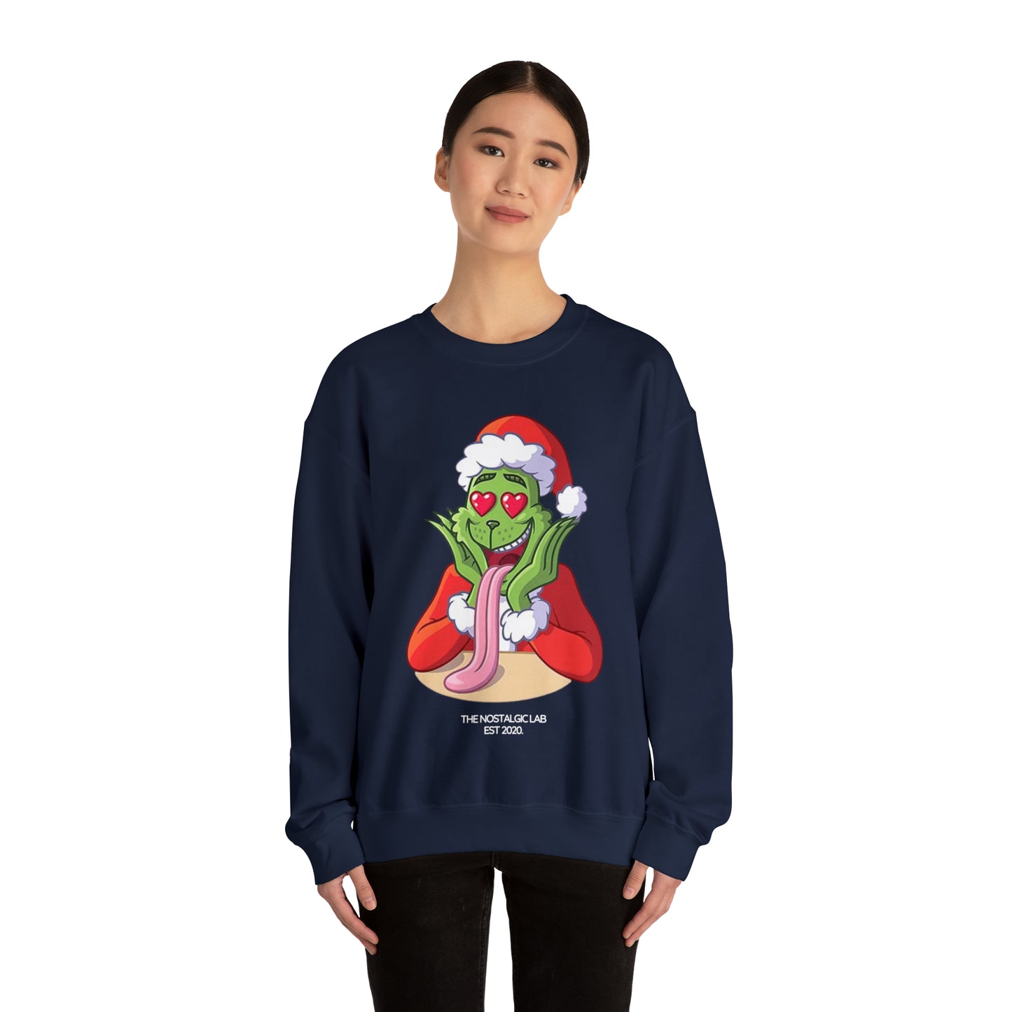 Grinch Heart Eyes Crewneck Sweatshirt