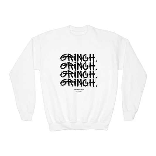 Grinch Heart Youth Crewneck Sweatshirt