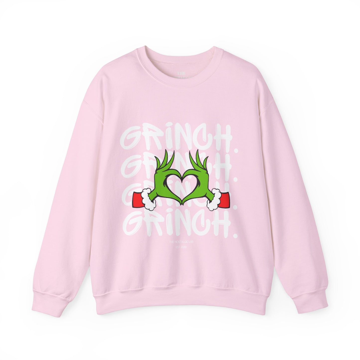 Grinch Heart Unisex Crewneck Sweatshirt
