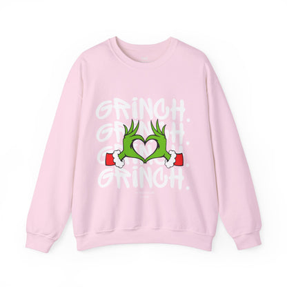 Grinch Heart Unisex Crewneck Sweatshirt