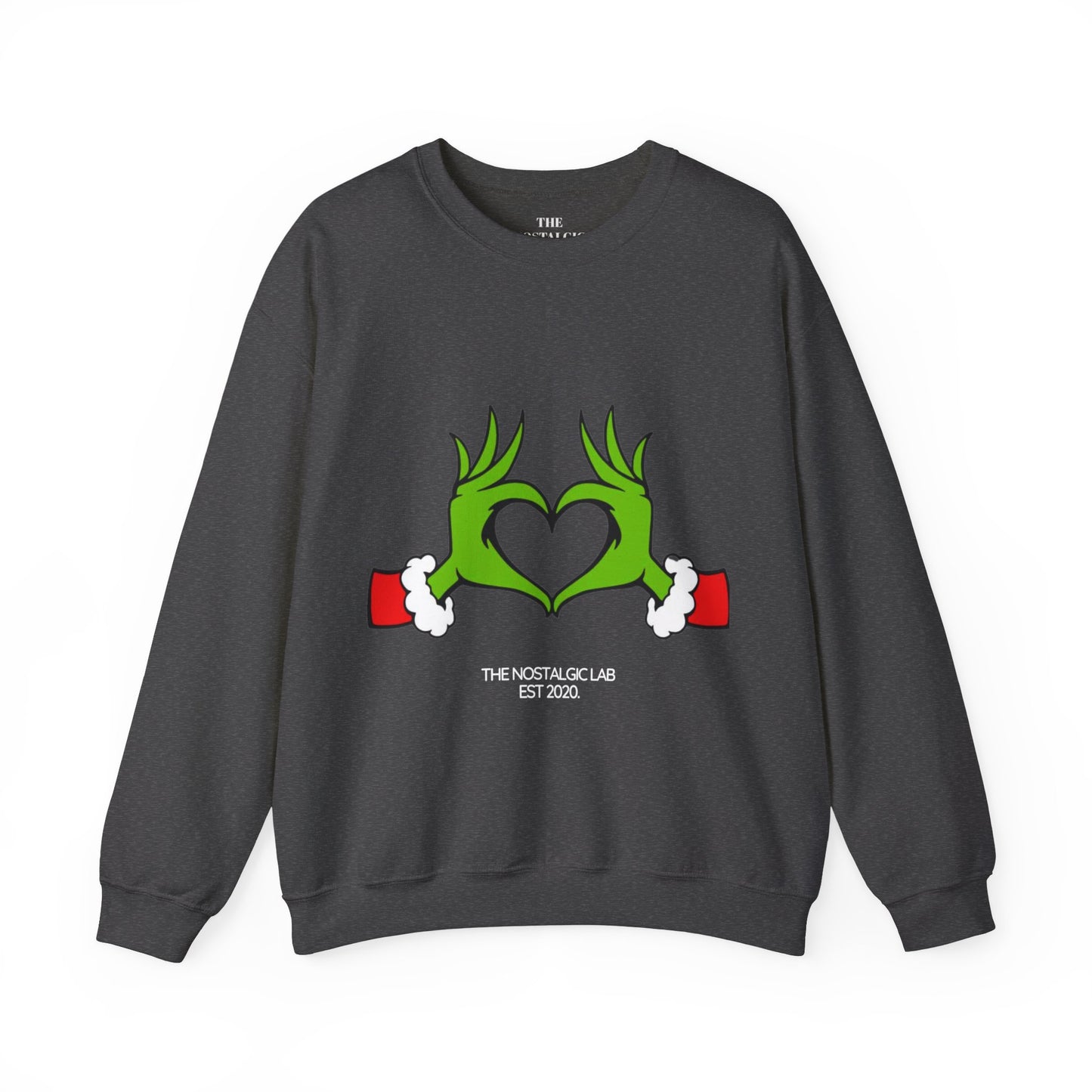 Grinch Heart Unisex Crewneck Sweatshirt