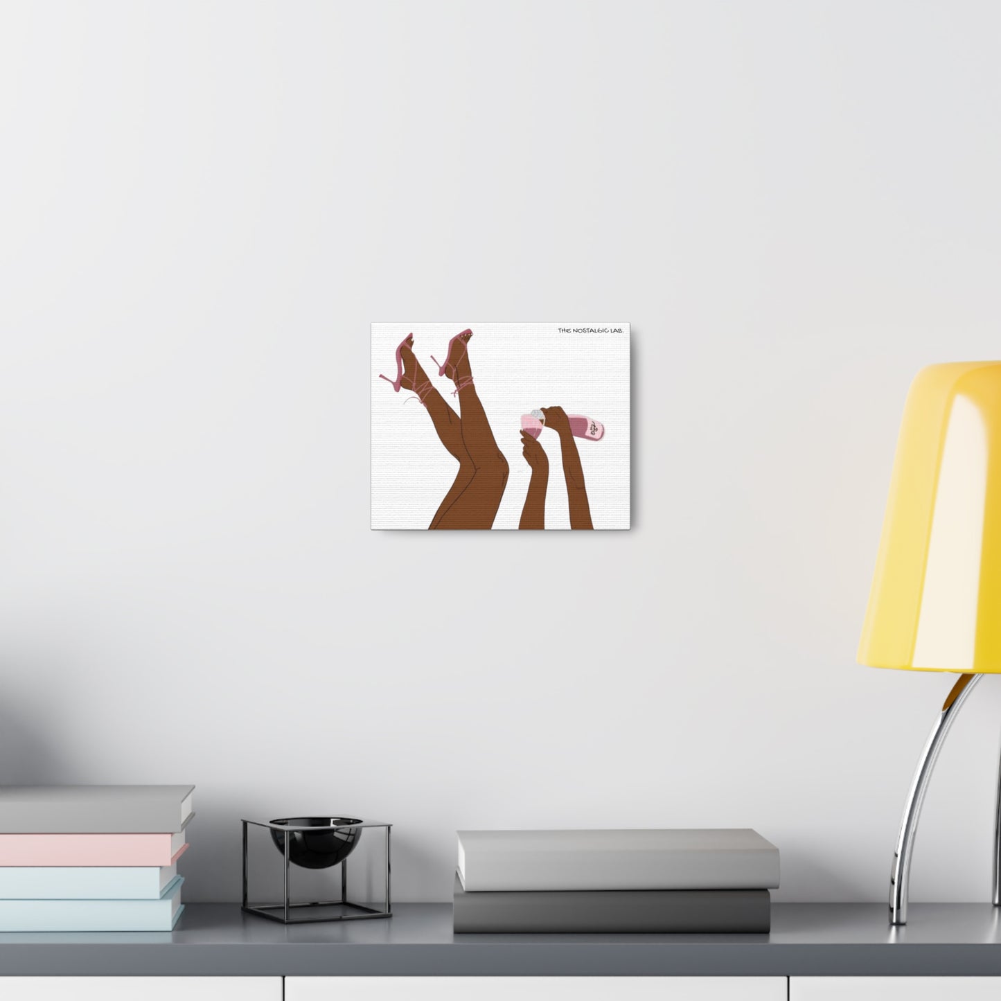 Champagne Girly Gallery Canvas
