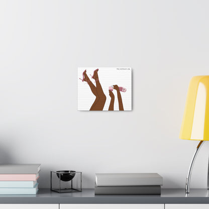 Champagne Girly Gallery Canvas
