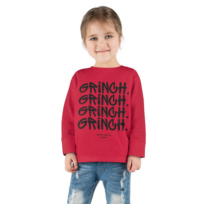 Grinch Toddler Long Sleeve Tee