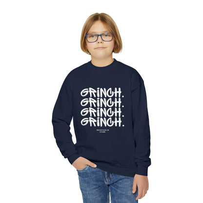 Grinch Graffiti Youth Crewneck Sweatshirt