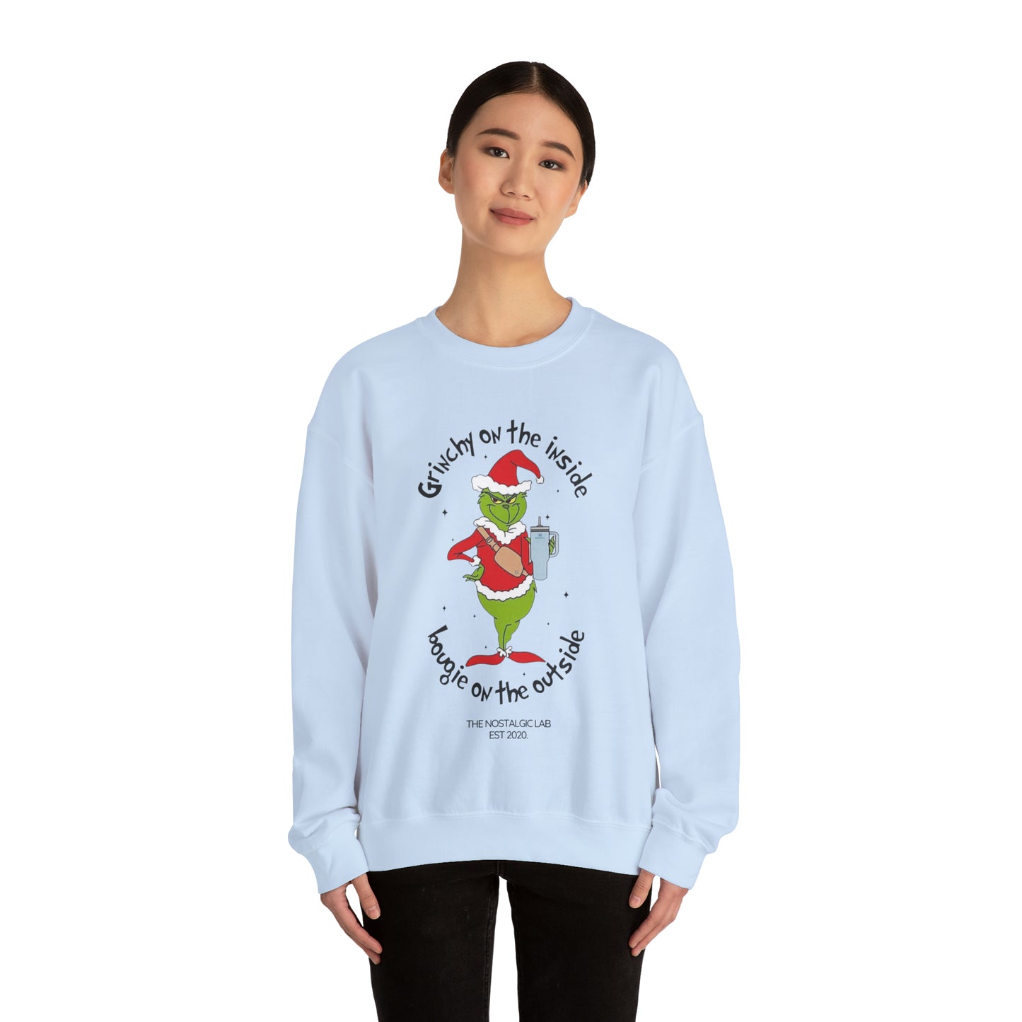 Bougie Grinch Unisex Crewneck Sweatshirt