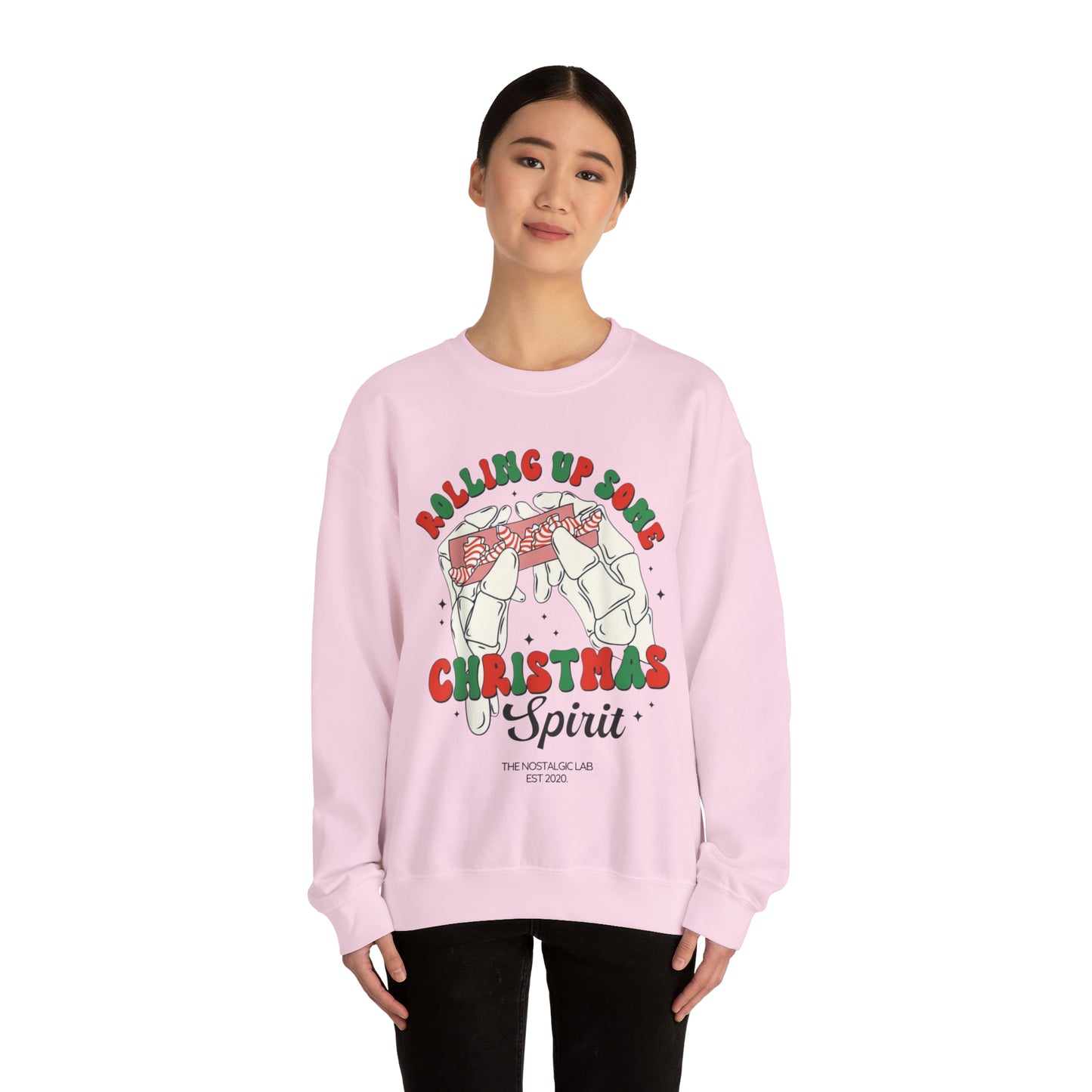 Rollin Christmas Spirit Unisex Crewneck Sweatshirt