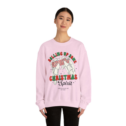 Rollin Christmas Spirit Unisex Crewneck Sweatshirt