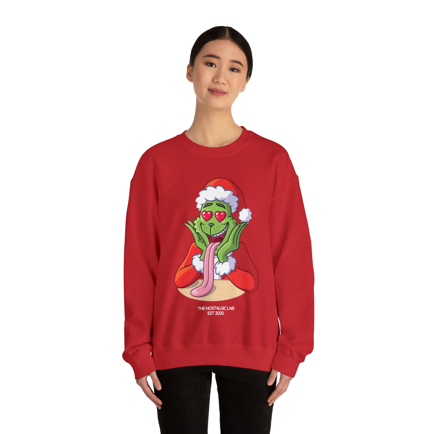 Grinch Heart Eyes Crewneck Sweatshirt