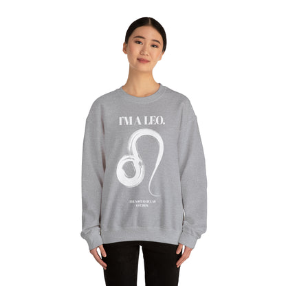 I'M A LEO Unisex Crewneck Sweatshirt