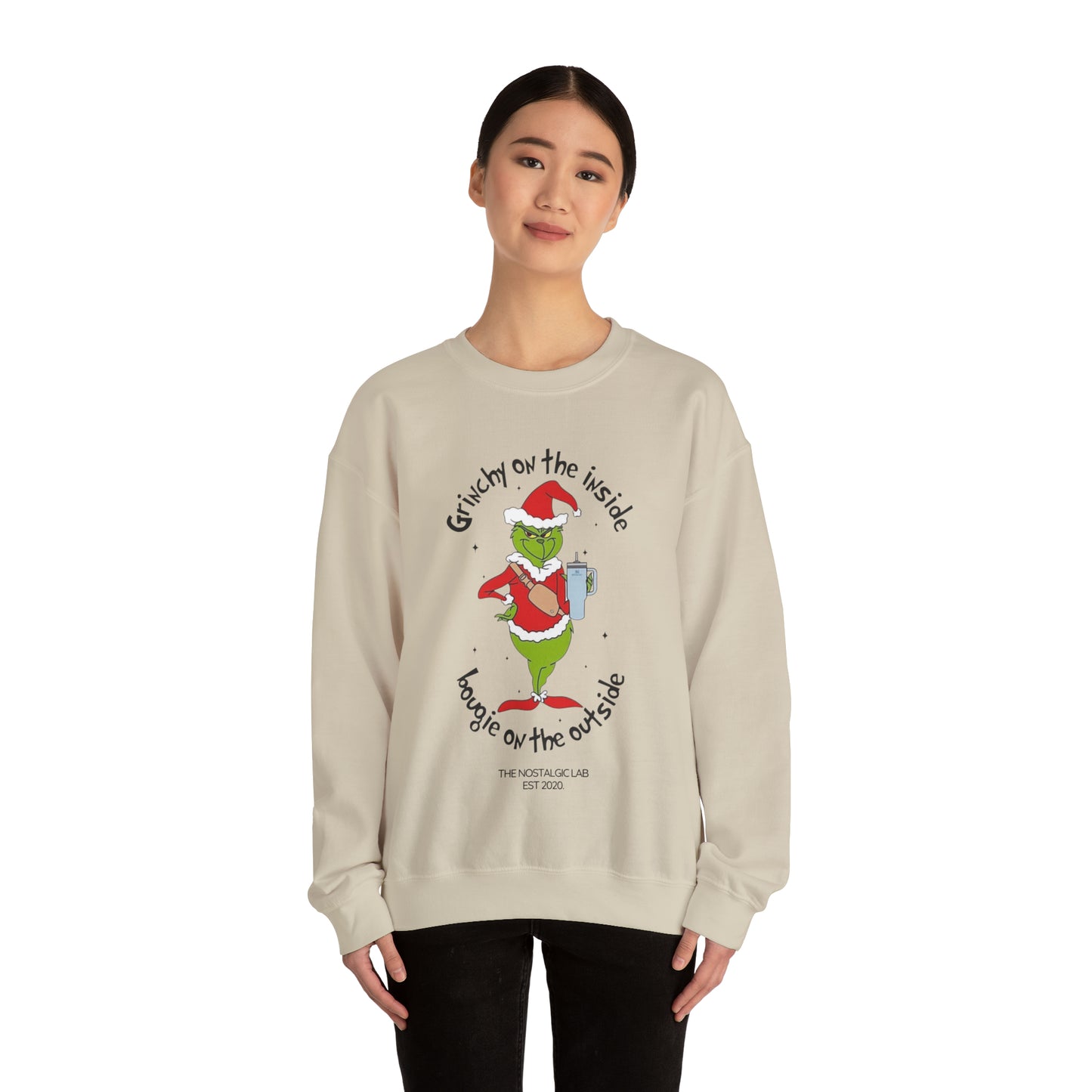 Bougie Grinch Unisex Crewneck Sweatshirt