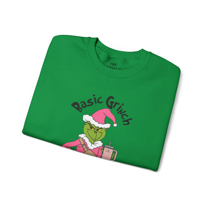 Basic Grinch Unisex Crewneck Sweatshirt