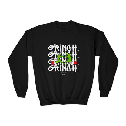 Grinch Heart Youth Crewneck Sweatshirt