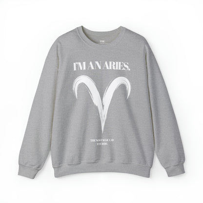 I'M AN ARIES Unisex Crewneck Sweatshirt