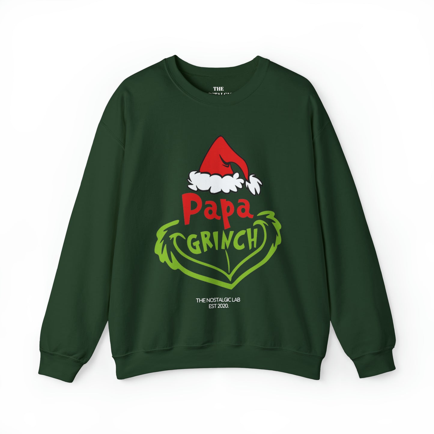 Papa Grinch Unisex Crewneck Sweatshirt
