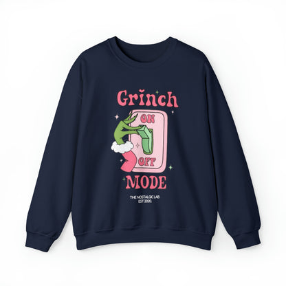 Grinch Mode Unisex Crewneck Sweatshirt