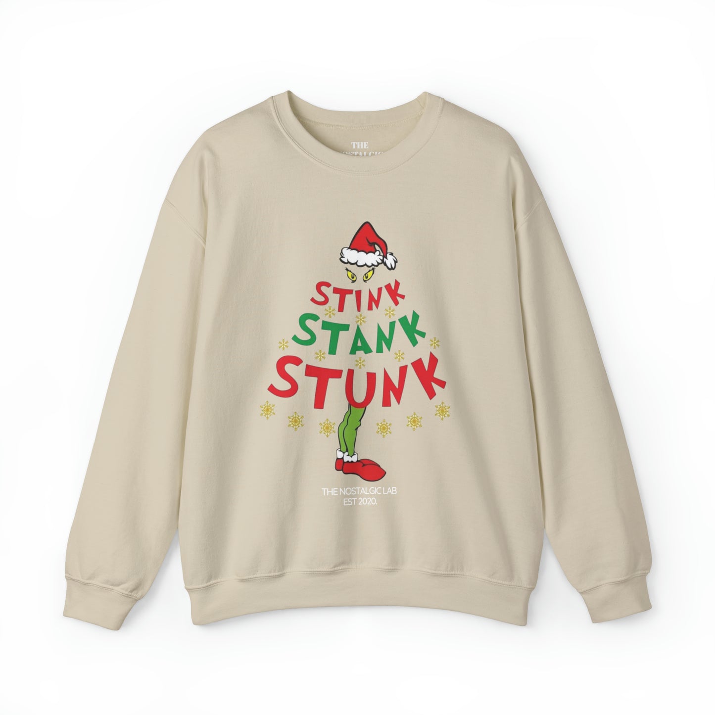 Stink Stank Stunk Grinch Unisex Crewneck Sweatshirt