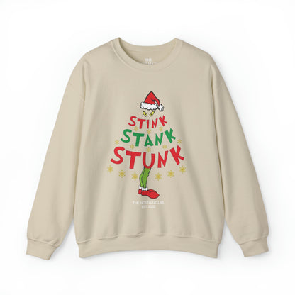 Stink Stank Stunk Grinch Unisex Crewneck Sweatshirt
