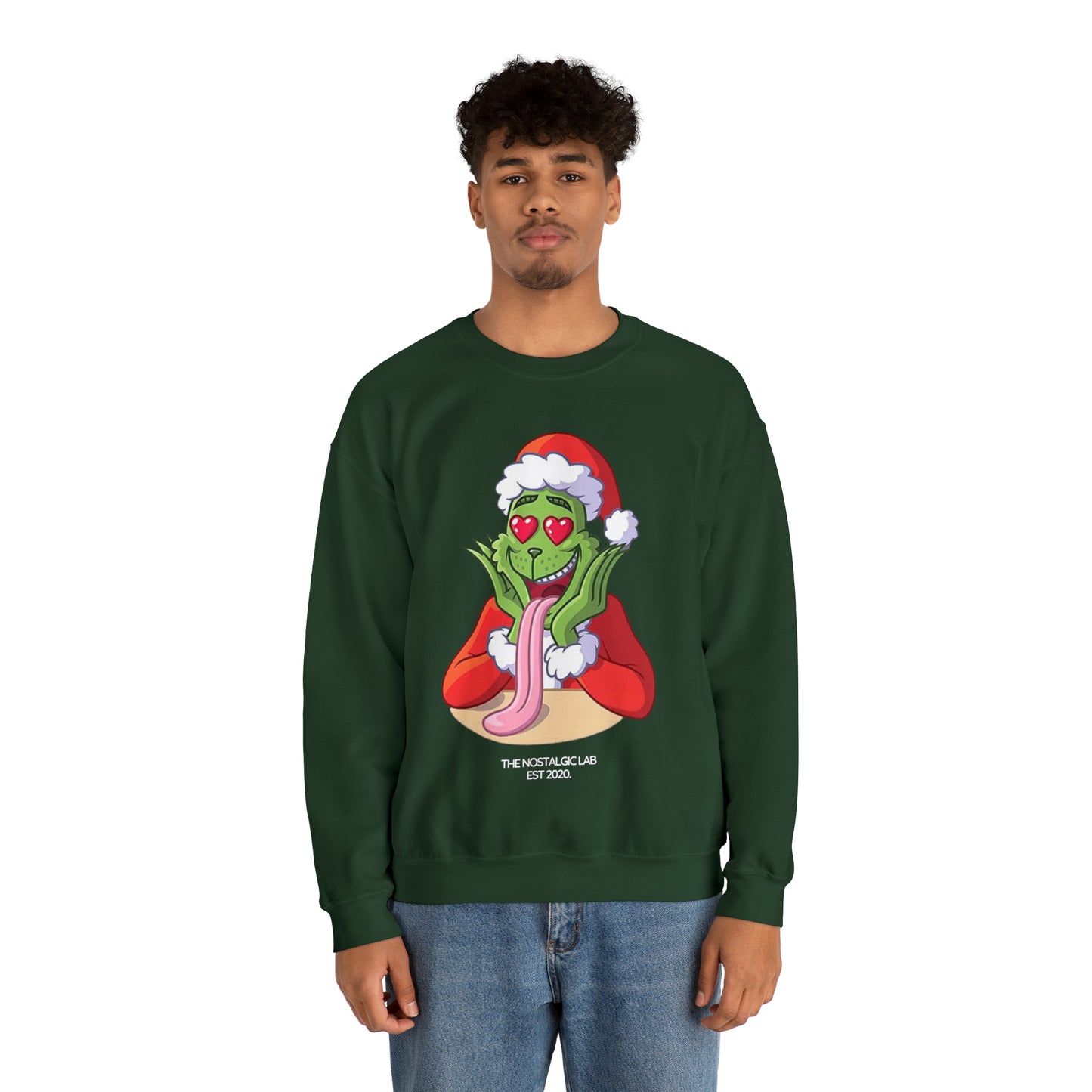 Grinch Heart Eyes Crewneck Sweatshirt