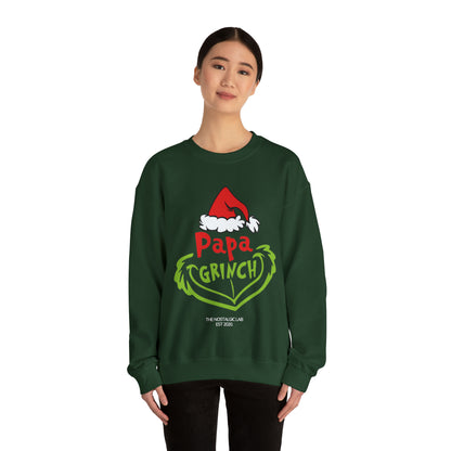 Papa Grinch Unisex Crewneck Sweatshirt