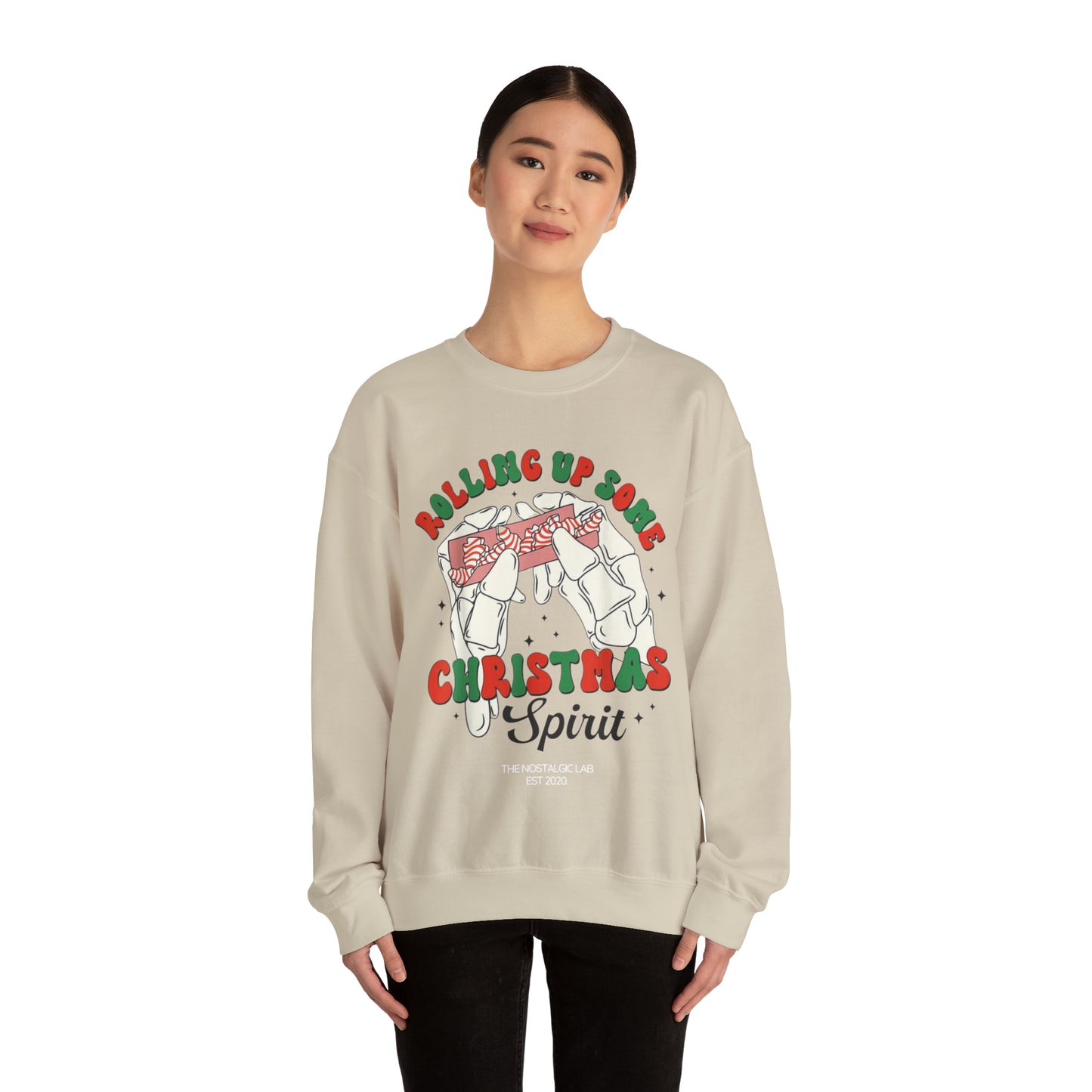 Rollin Christmas Spirit Unisex Crewneck Sweatshirt
