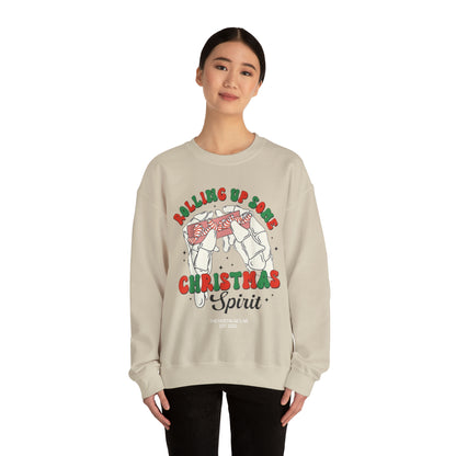 Rollin Christmas Spirit Unisex Crewneck Sweatshirt