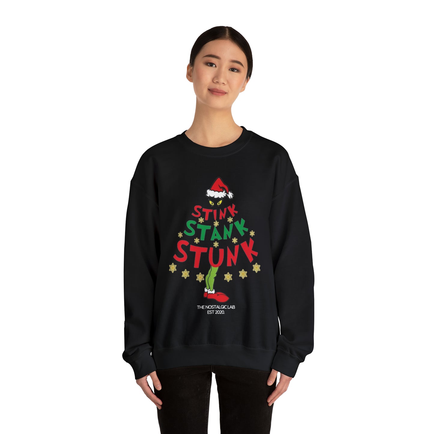 Stink Stank Stunk Grinch Unisex Crewneck Sweatshirt
