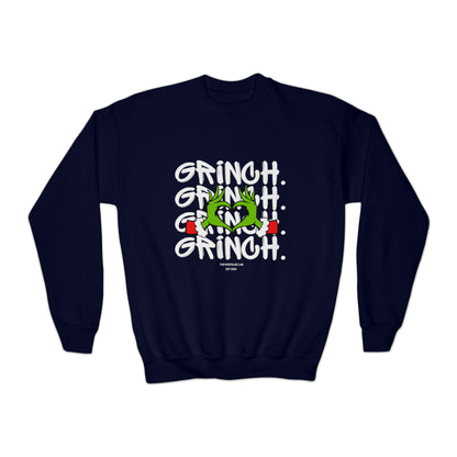 Grinch Heart Youth Crewneck Sweatshirt