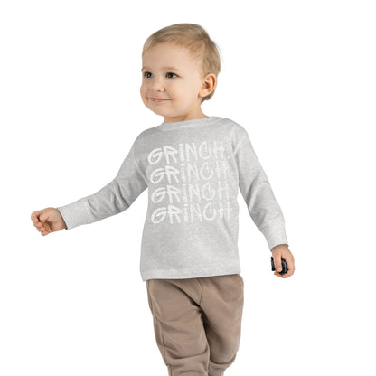 Grinch Graffiti Toddler Long Sleeve Tee