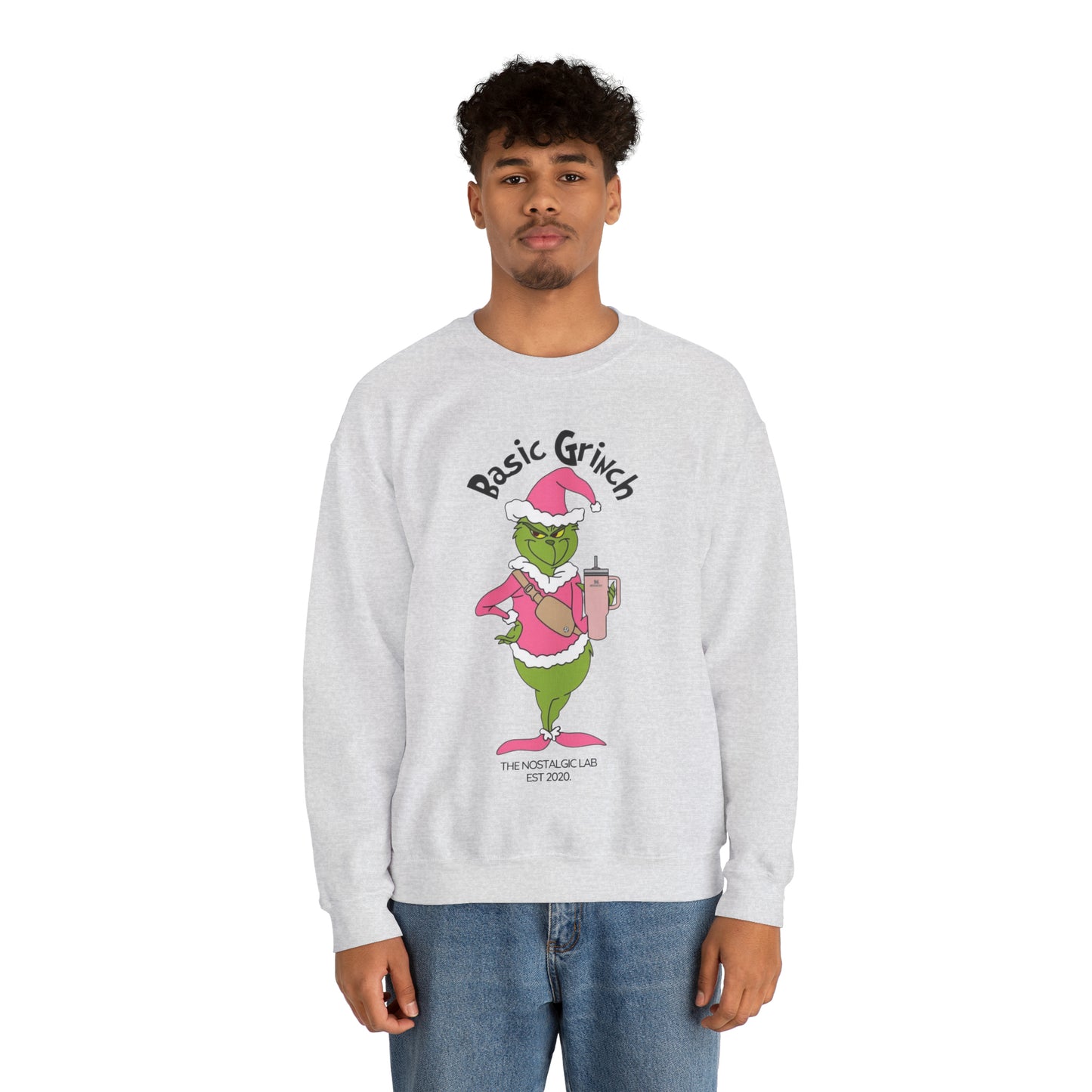 Basic Grinch Unisex Crewneck Sweatshirt