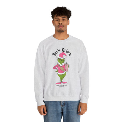 Basic Grinch Unisex Crewneck Sweatshirt