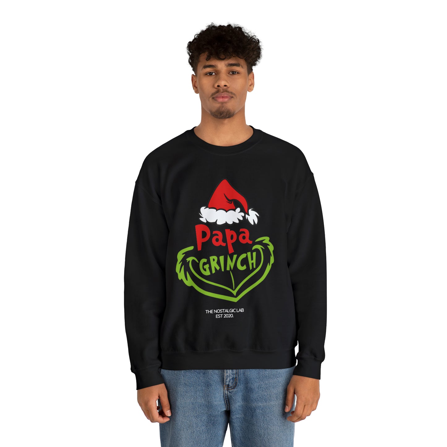 Papa Grinch Unisex Crewneck Sweatshirt