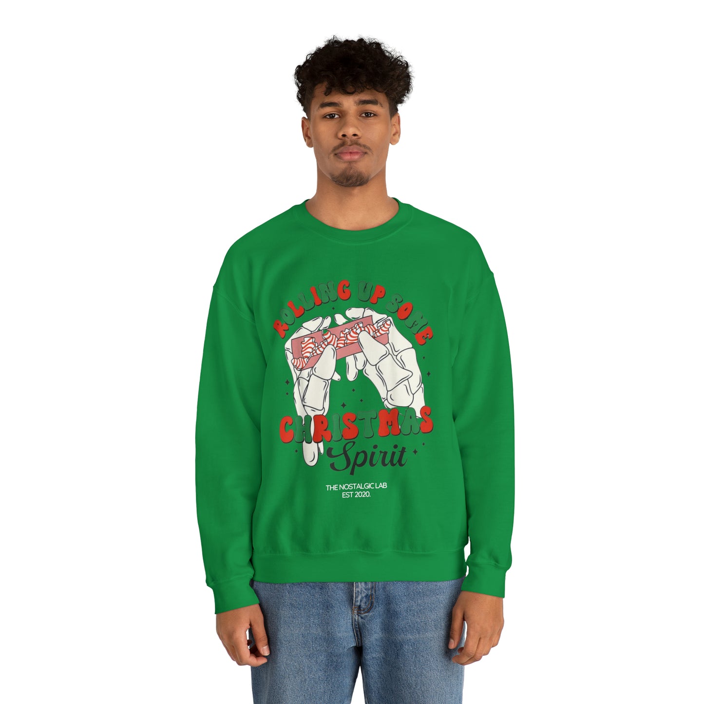 Rollin Christmas Spirit Unisex Crewneck Sweatshirt