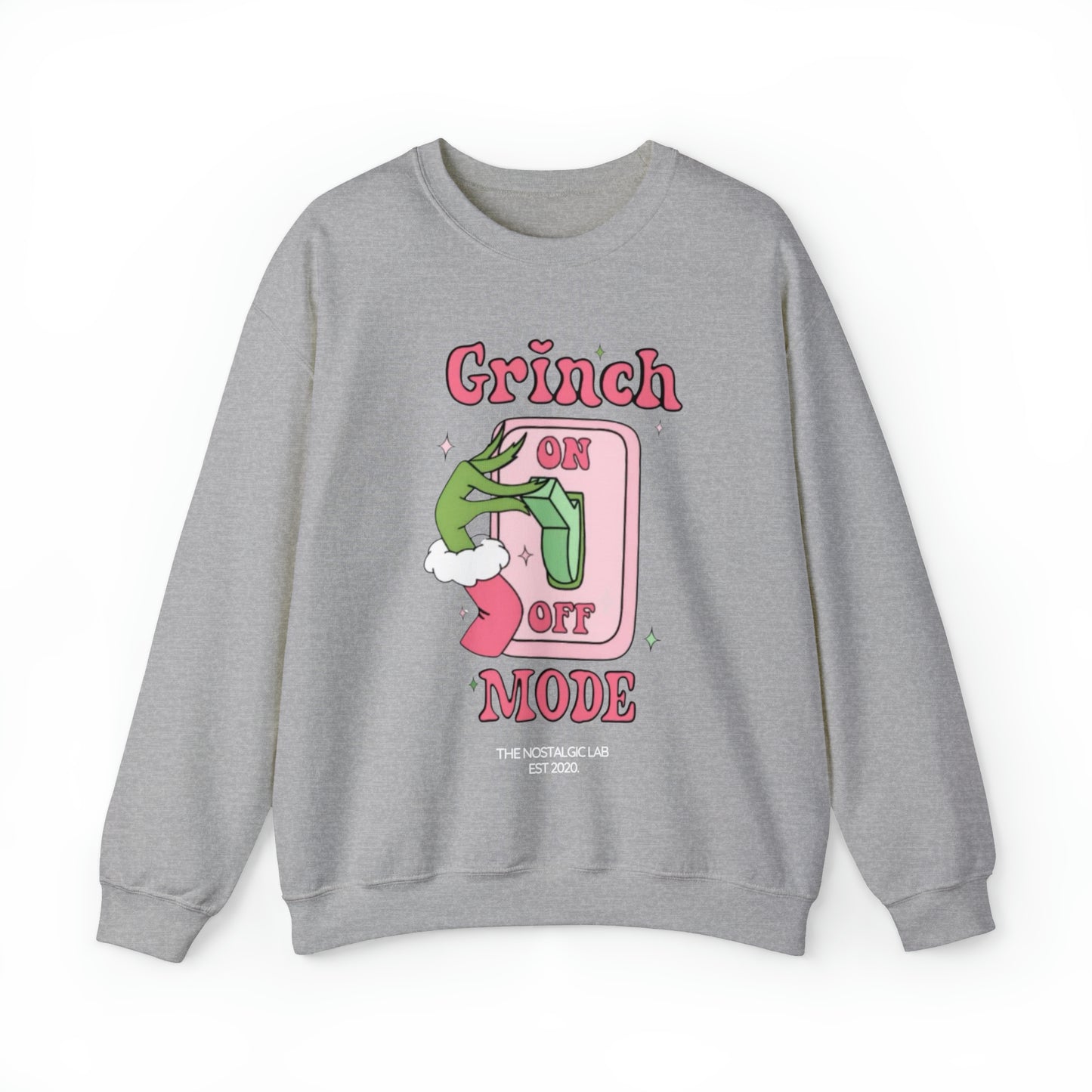 Grinch Mode Unisex Crewneck Sweatshirt