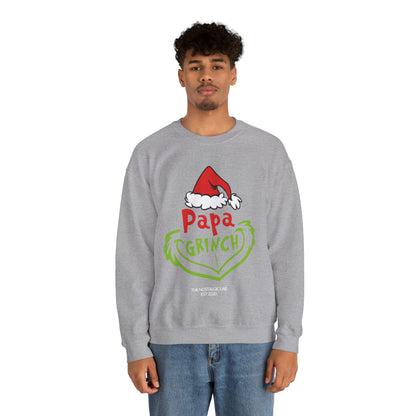 Papa Grinch Unisex Crewneck Sweatshirt