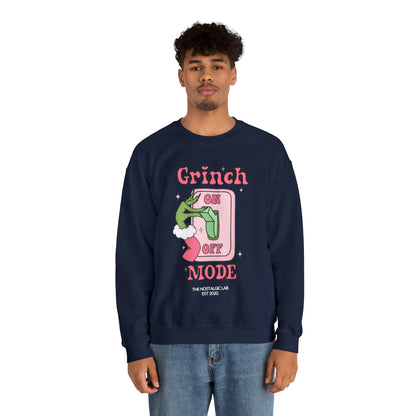 Grinch Mode Unisex Crewneck Sweatshirt