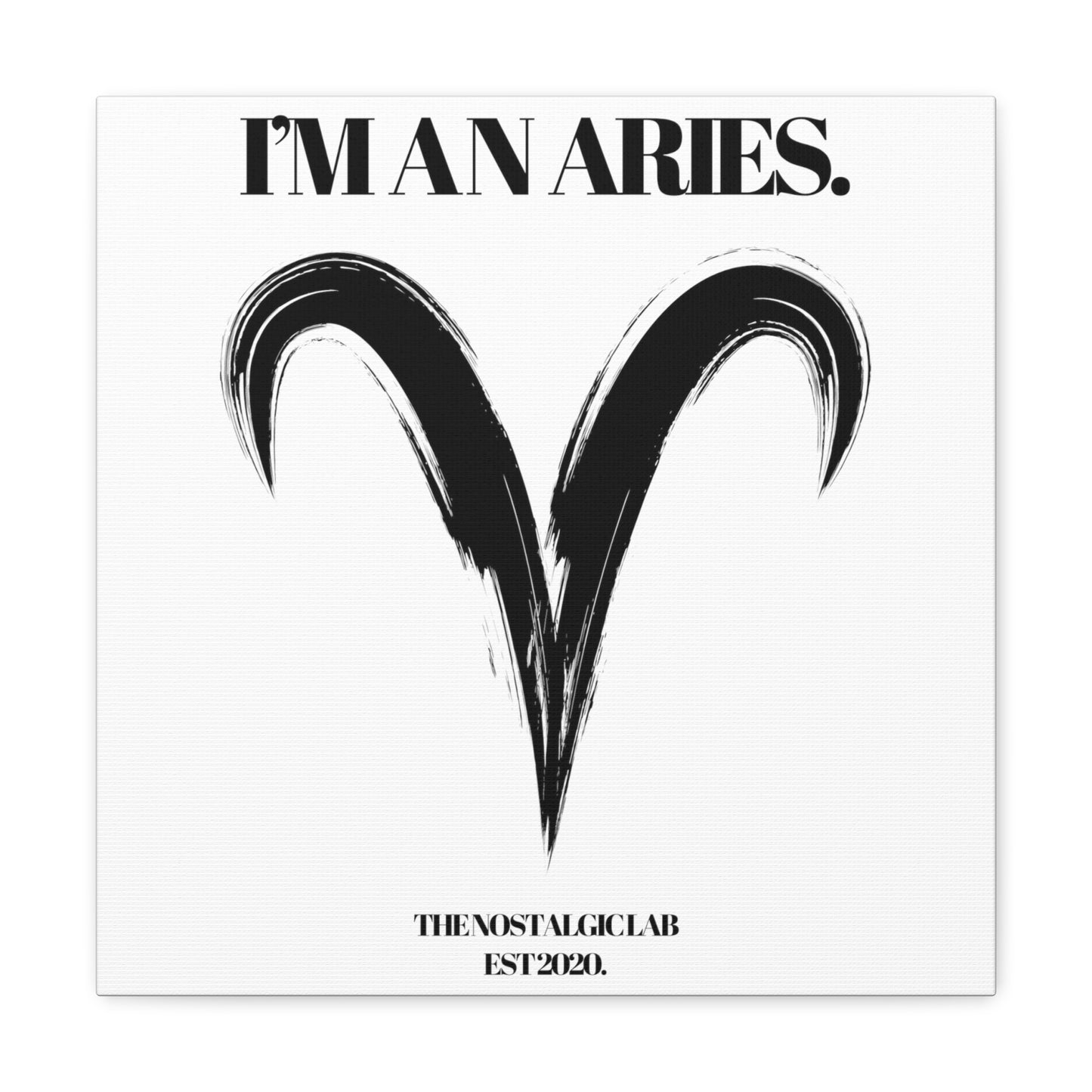 I'M AN ARIES Gallery Canvas