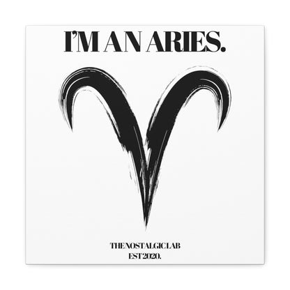 I'M AN ARIES Gallery Canvas