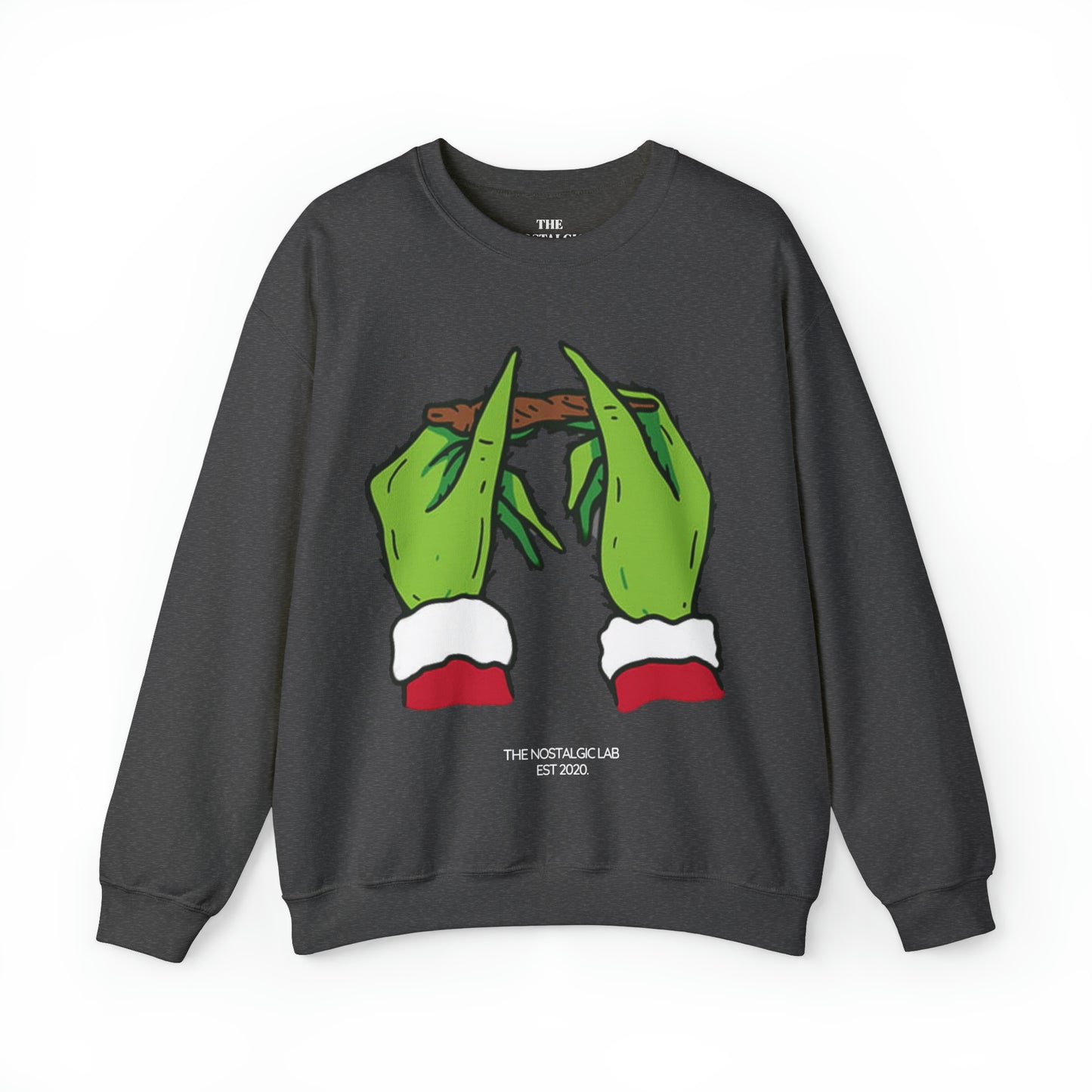 Grinch Roll Up Unisex Crewneck Sweatshirt