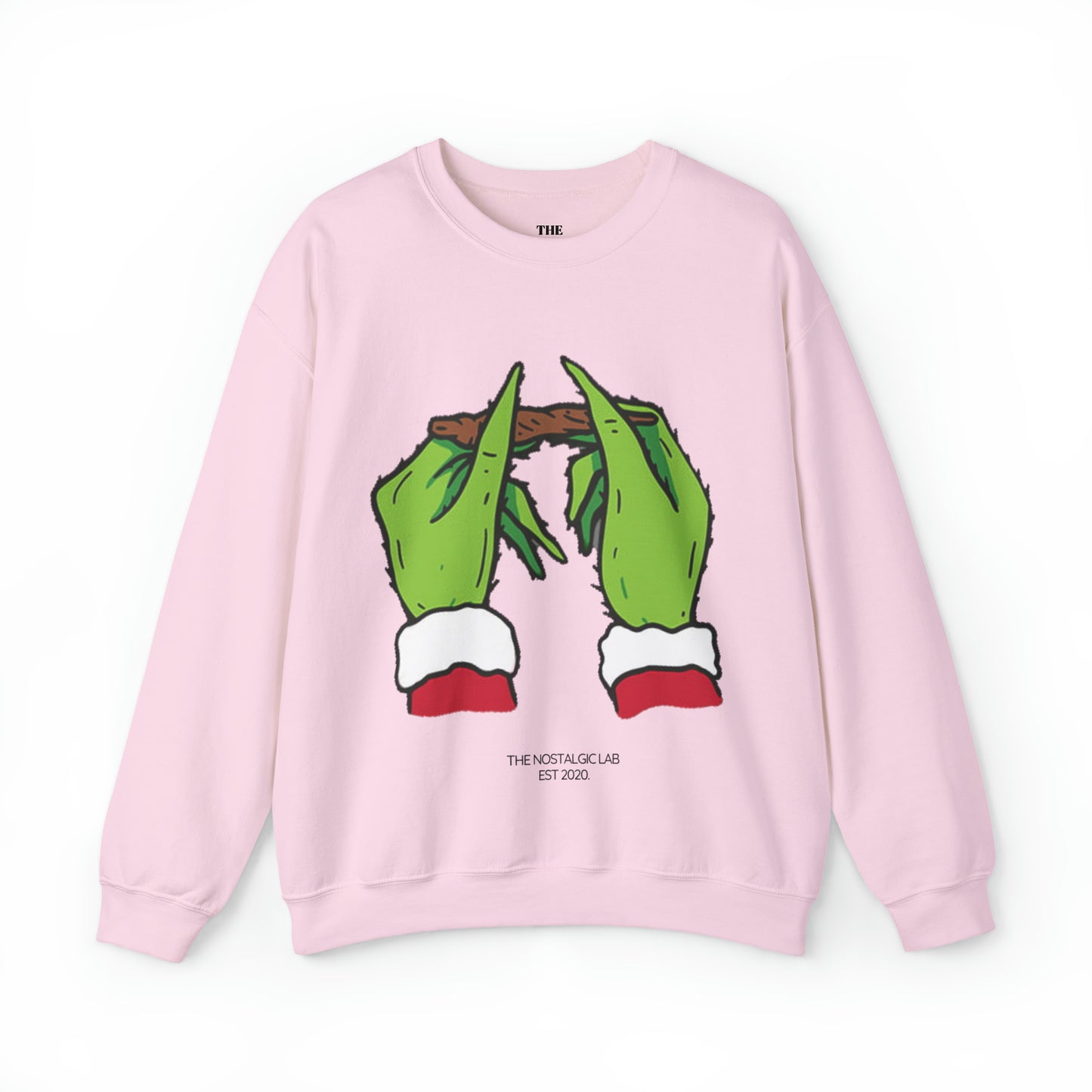 Grinch Roll Up Unisex Crewneck Sweatshirt