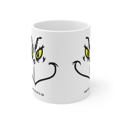 Grinch Face Ceramic Mug 11oz