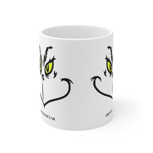 Grinch Face Ceramic Mug 11oz