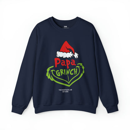 Papa Grinch Unisex Crewneck Sweatshirt