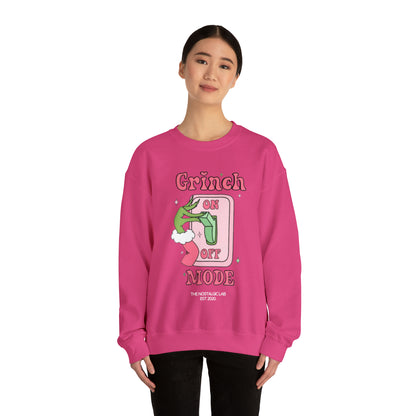 Grinch Mode Unisex Crewneck Sweatshirt