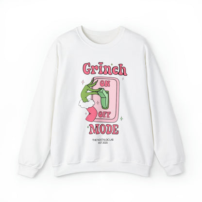 Grinch Mode Unisex Crewneck Sweatshirt